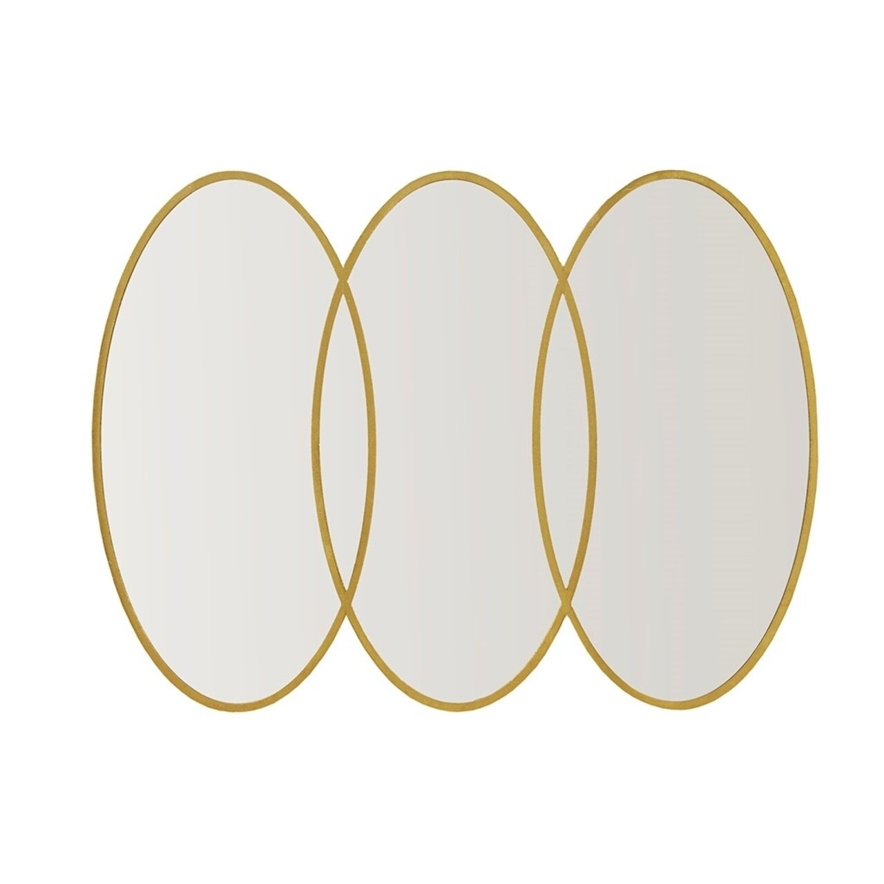 Gracie Mills Randal Vintage Large Overlapping Oval Trio Wall Mirror - Grace-8755